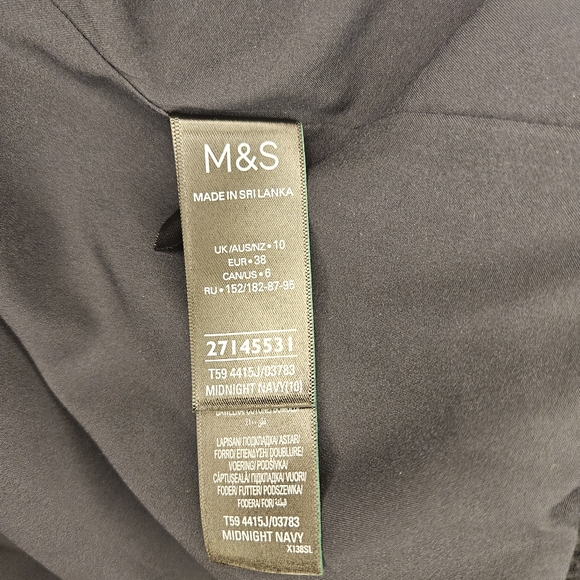 Marks & Spencee Navy Blazer - Picture 7 of 8